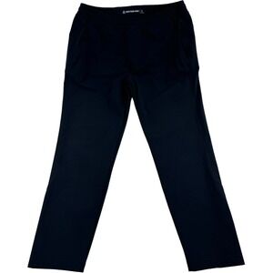 Western Rise Blue Polyester Chino Pants w/ Zippered Pockets Mens Size Large